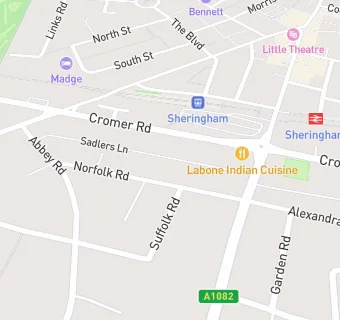 map for Little Regent Hall