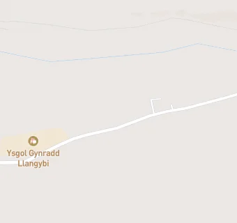 map for Ysgol Gynradd Llangybi