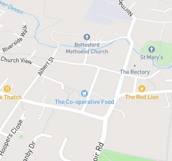 map for The Bottesford Coffee Shop