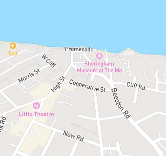 map for Daves Fish Bar & Restaurant