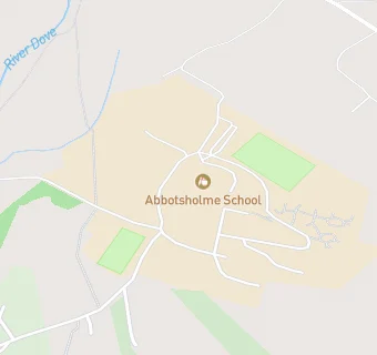 map for Abbotsholme School