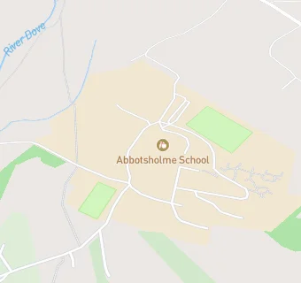 map for Abbotsholme School