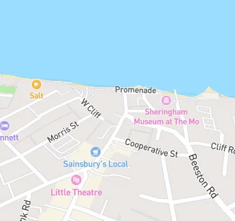 map for Stevenson's Fish and Chips