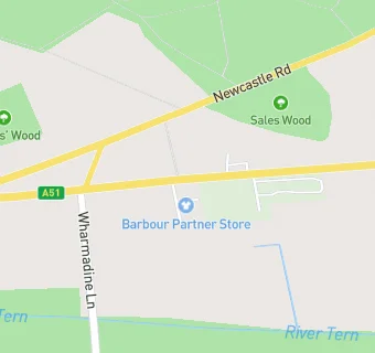 map for BROOKFIELDS FARM SHOP