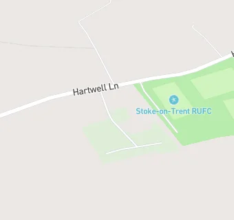 map for Stoke on Trent Rugby Union Football Club