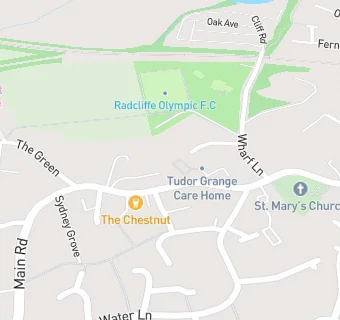 map for Four Seasons Health Care Tudor Grange