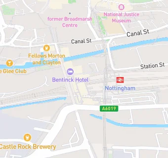 map for Jam Jar Cafes Platform 1, 2 & 3