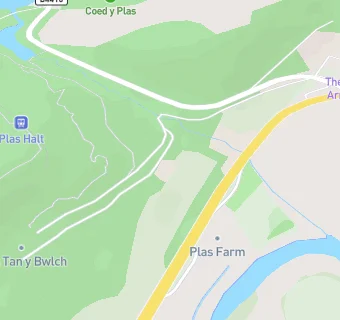 map for Plas Tan Y Bwlch