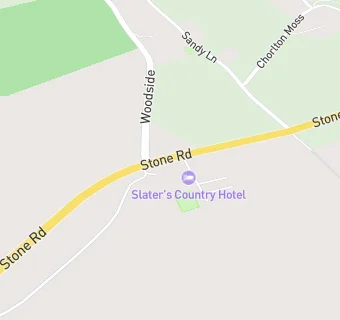 map for SLATERS COUNTRY INN