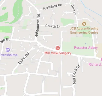 map for Mill View Surgery