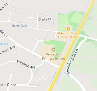 map for Wyberton Primary Academy