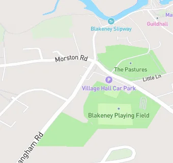 map for Blakeney Village Hall