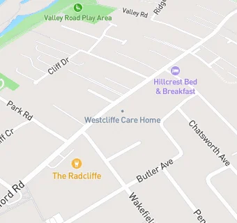 map for Westcliffe Care Home