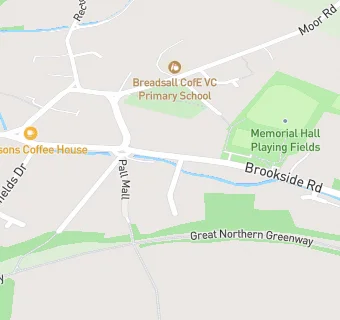 map for Breadsall Support Centre