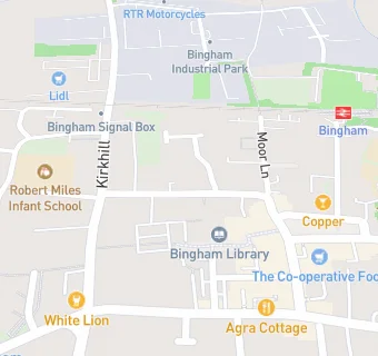 map for Bingham Medical Centre