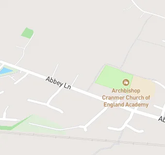 map for Archbishop Cranmer Primary School