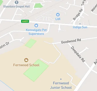 map for Fernwood School