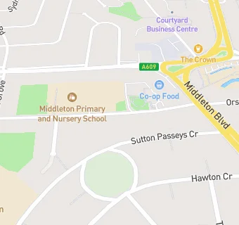 map for Middleton Primary School