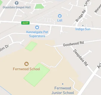 map for The Fernwood School