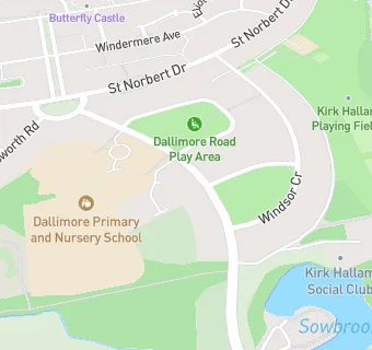 map for Dallimore Primary School