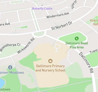 map for Dallimore Primary & Nursery School