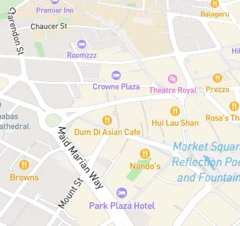 map for Londinium Sandwich Bar