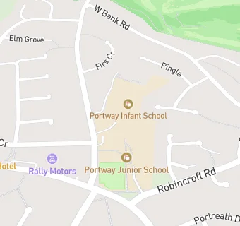 map for Portway Infant School