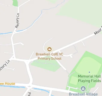 map for Breadsall CofE VC Primary School