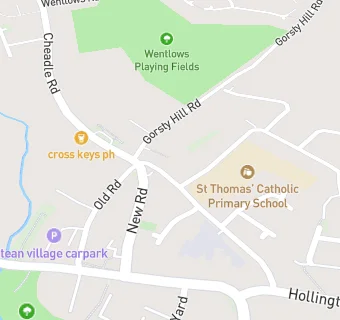 map for St Thomas' Catholic Primary School