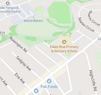 map for Edale Rise Nursery And Primary School