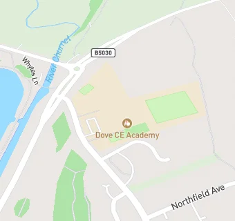 map for Dove CofE Academy