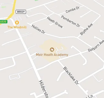 map for Meir Heath Academy