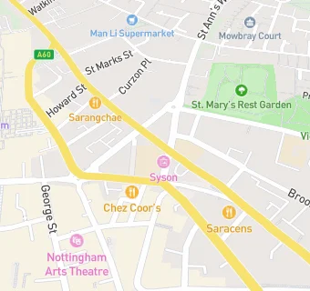 map for Londis Huntingdon Street