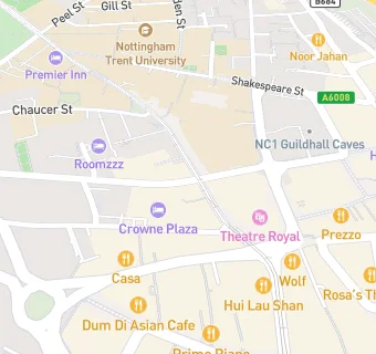 map for Royal Express Cafe/ Palms Cafe