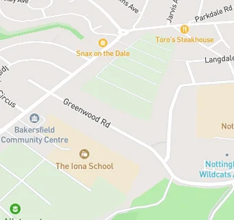 map for Nottingham Academy