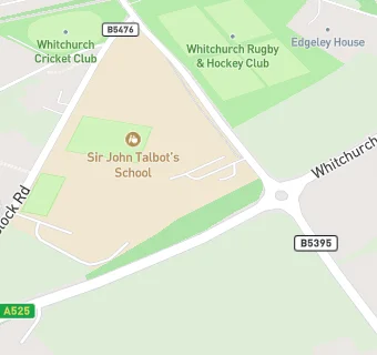 map for Sir John Talbot's School