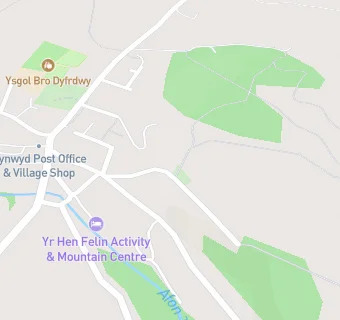 map for Ysgol Maes Hyfryd