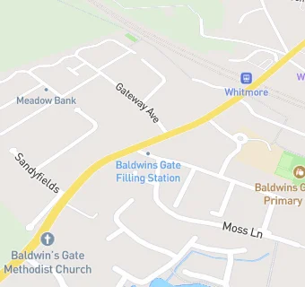 map for Baldwins Gate Surgery