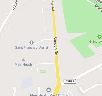 map for St Francis Church Hall