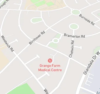 map for Grange Farm Medical Centre