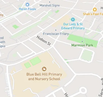 map for Blue Bell Hill Junior School