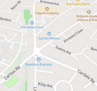 map for Carlton Booze