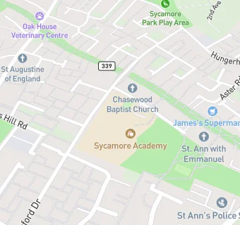 map for Sycamore Academy