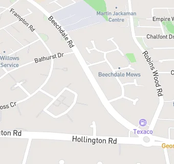 map for Beechdale Pub