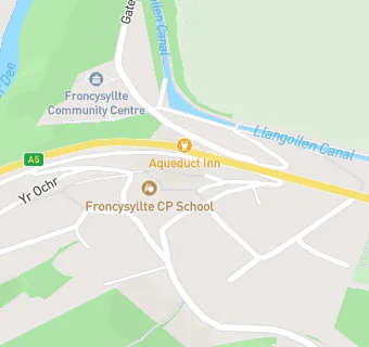 map for Froncysyllte Primary School