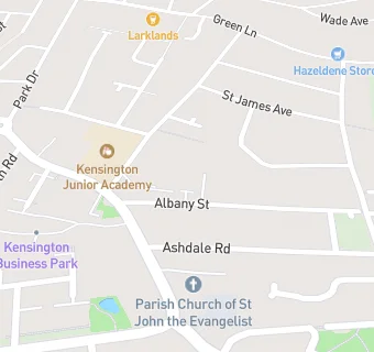 map for Hillside House Residential Home