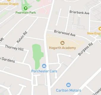 map for Hogarth LEAD Academy Trust