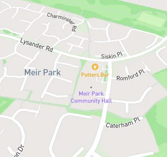 map for Meir Park & Weston Coyney Medical Practice 