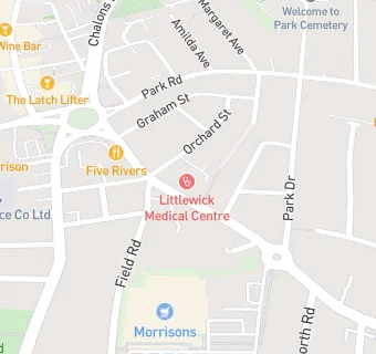 map for Littlewick Medical Centre