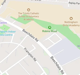 map for Beechdale House Nursing Home